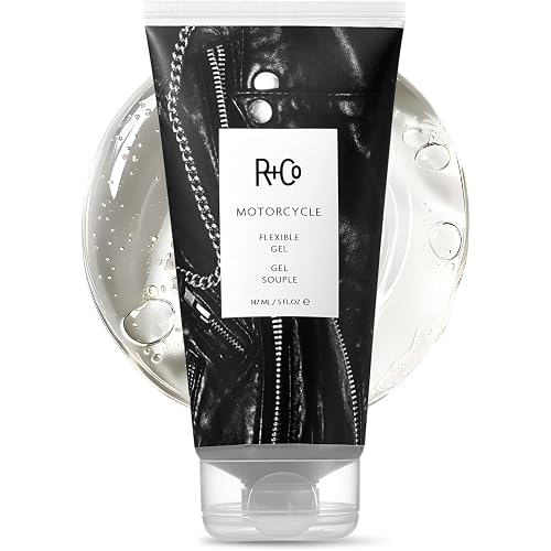 R+Co Motorcycle Flexible Gel - Hybrid Styling Gel with Flexible Hold & Wax-Like Shine - Heat Protectant, Volumizing Gel for Texture, Natural Finish & All Hair Types - Vegan & Sulfate-Free - 5 oz
