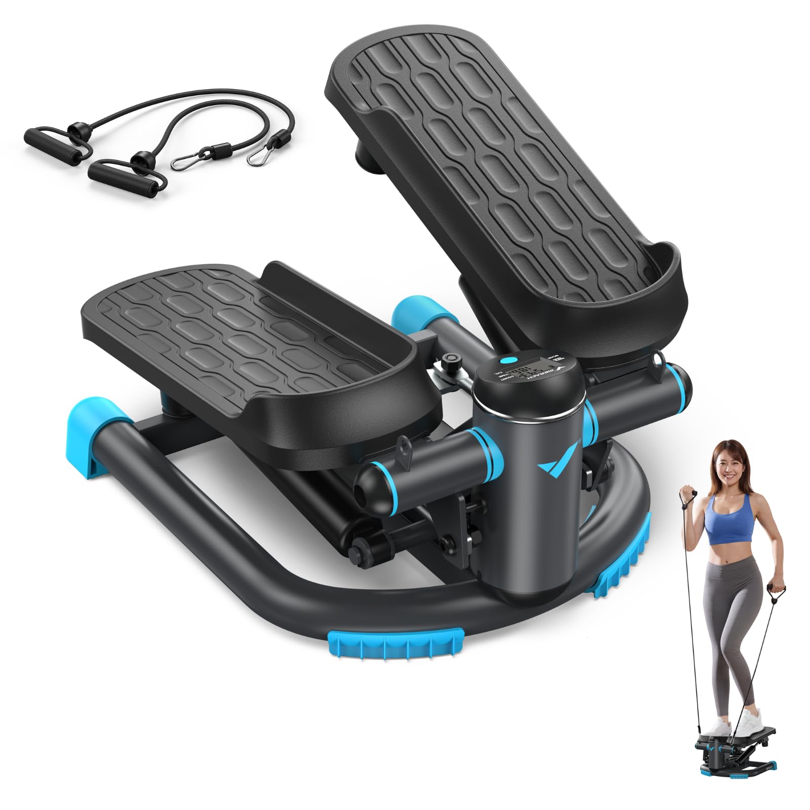 【新着商品】ステッパー MERACH（メリック）健康ステッパー 上下足踏みと左右 Amazon | MERACH (メリック) ステッパー 上下/左右運動 多機能