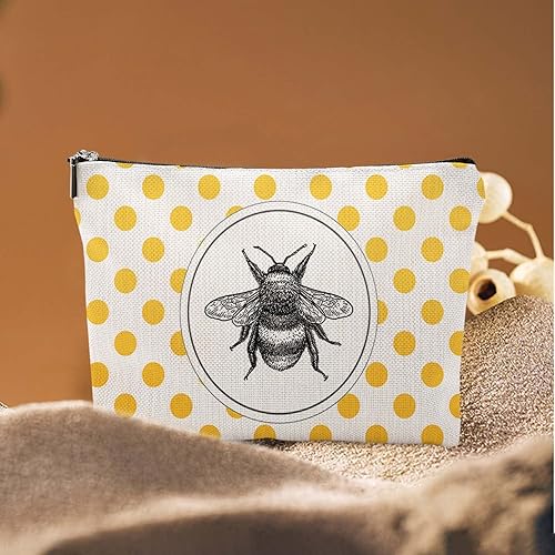 Miniatura 5 de Bolsa de maquillaje de viaje para cosméticos bolsa de maquillaje impermeable con cremallera bolsa de cosméticos para mujer 7 x 10 pulgadas Imagen de