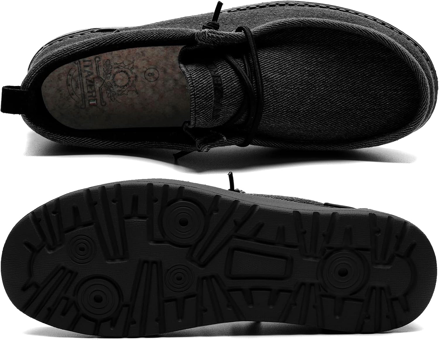 ITAZERO Men Extra Wide Shoes - 4E to 5E Wide Toe Box Shoes for Men XX Wide Width Swollen Feet - Men's Loafers & Slip-ons with Arch Support Insole for Plantar Fasciitis - Image 4