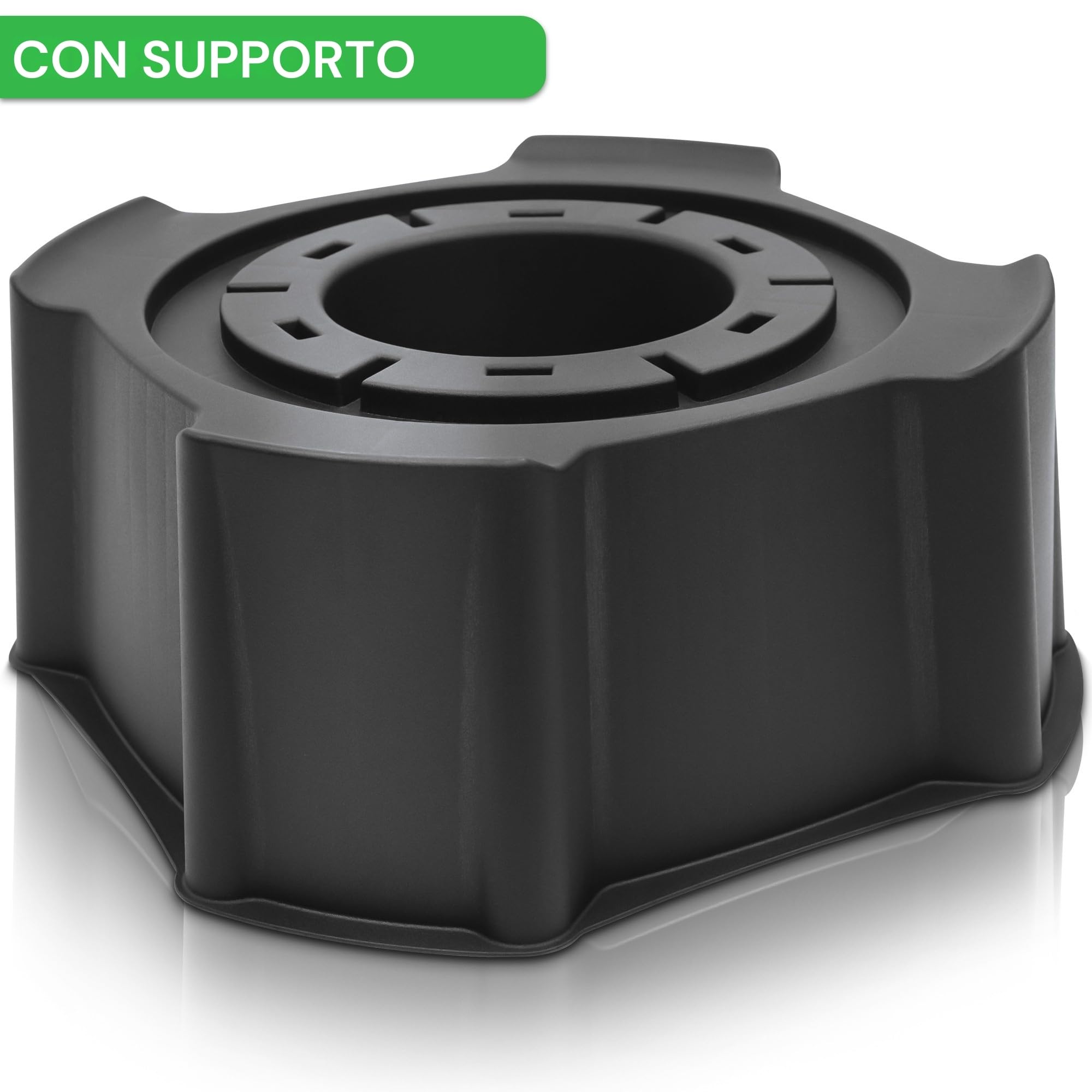 YourCasa Cisterna per Acqua Piovana 110L [RainBell] con Piedi di Supporto, Coperchio & Rubinetto - Raccoglitore di Acqua Piovana Resistente al Gelo in Plastica - Serbatoio per Acqua Piovana