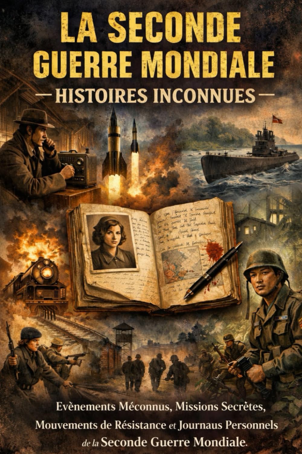 Histoires méconnues de la Seconde Guerre mondiale: Événements moins connus, missions secrètes, mouvements de résistance et journaux personnels de la Seconde Guerre mondiale