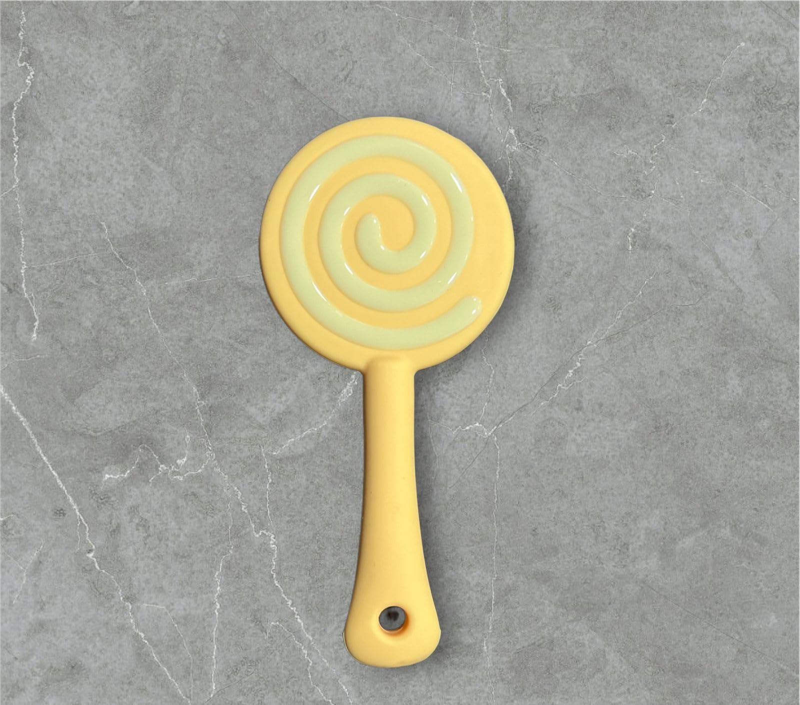 WONDER BABY Lollipop Shape Silicone BPA Free Natural Organic Nipple Teethers | Teething Toys for Infants & Babies (Yellow)-picture-30