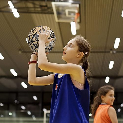Miniatura 6 de Baloncesto para niños y adultos, tamaño 3 (22 pulgadas) y 5-7 (27.5-29.5 pulgadas) para juegos y entrenamiento en interiores/exteriores/piscina