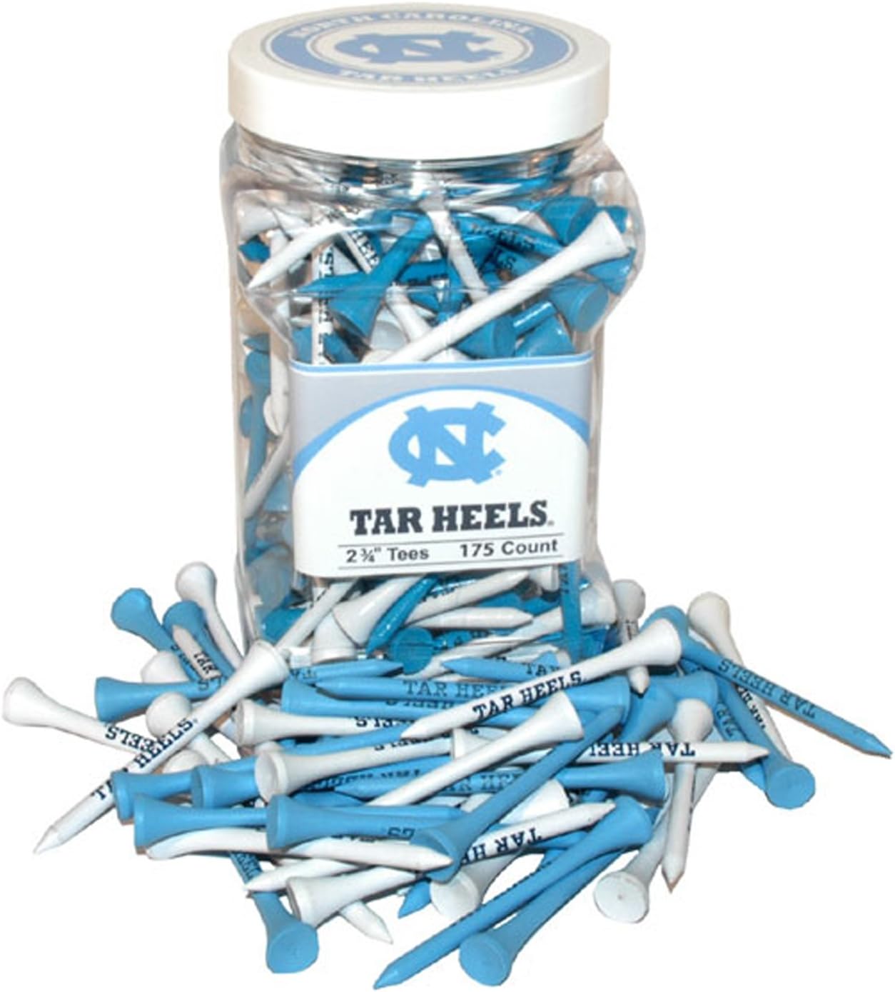 Team Golf NCAA unisex-adult Jar Includes 175 Multi-colored 2-3/4" Regulation Tees With Team Imprint.