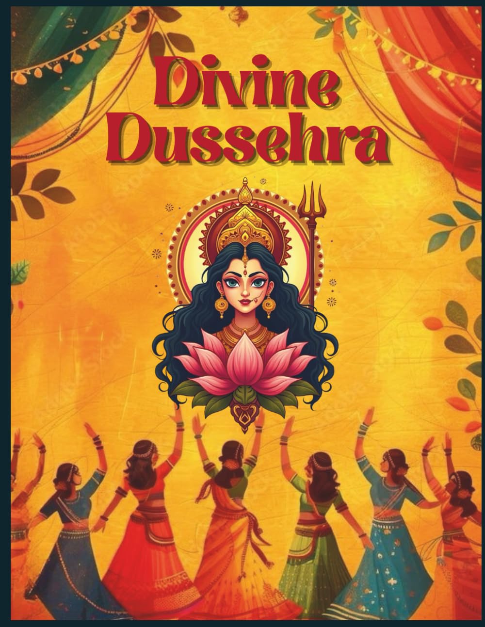 Divine Dussehra Art Book for Kids & Teens: Indian Hindu Festival Coloring Pages: A Divine Gift for Vijayadasami, Dussehra, and Navratri Occasions (Hindu mythology)