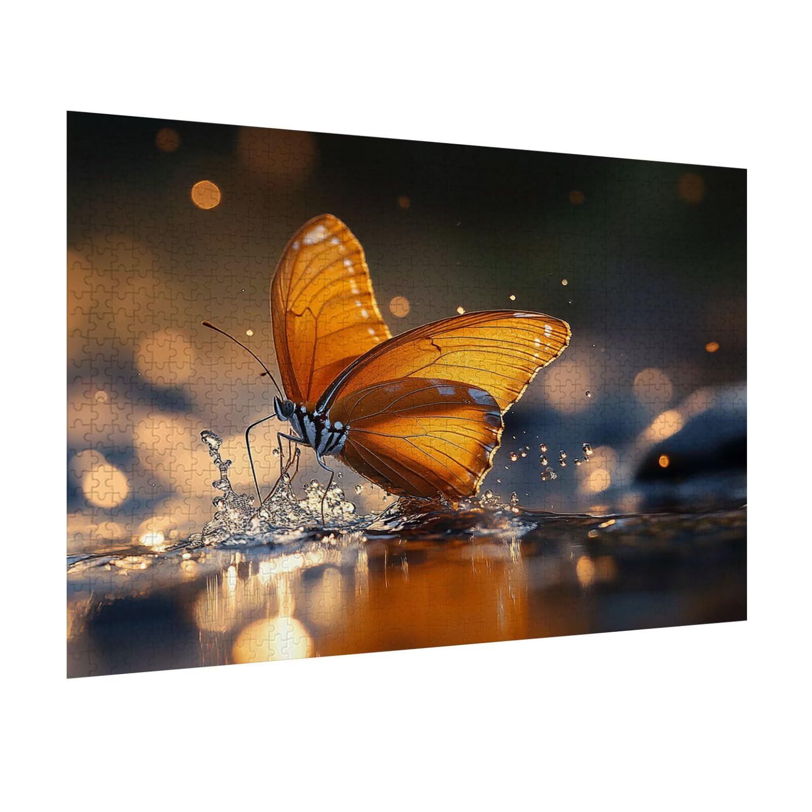 Puzzle 1500 Pezzi farfalla Puzzle Adulti, Gioco Educativo, n-264 | Jigsaw Puzzles Stagno, Impossibile Difficile Sfida, Classici Gioco Familiare, Giochi Divertenti, Idee Regalo