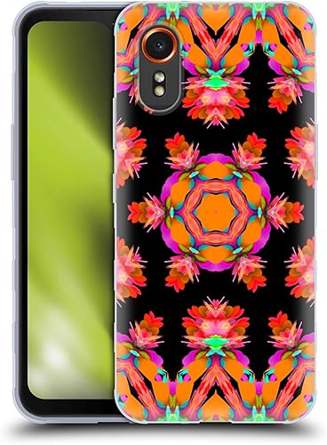 Head Case Designs Officially Licensed Haroulita Flower Power Kaleidoscope Soft Gel Case Compatible with Samsung Galaxy Xcover7 5G