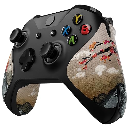 eXtremeRate Agarre antideslizante que absorbe el sudor para Xbox One SX, agarre profesional de goma suave texturizado para Xbox One S y X - Vista