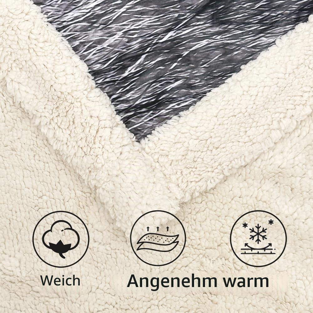 Morbuy Kuscheldecke Flauschig Decke, 150x200 cm Katze Flauschige Decke Couchdecke Dicke Sofadecke Wohndecke Blanket Mikrofaser Tagesdecke Birthday Deko Überwurf für Bett Sofa Schlafzimmer Büro