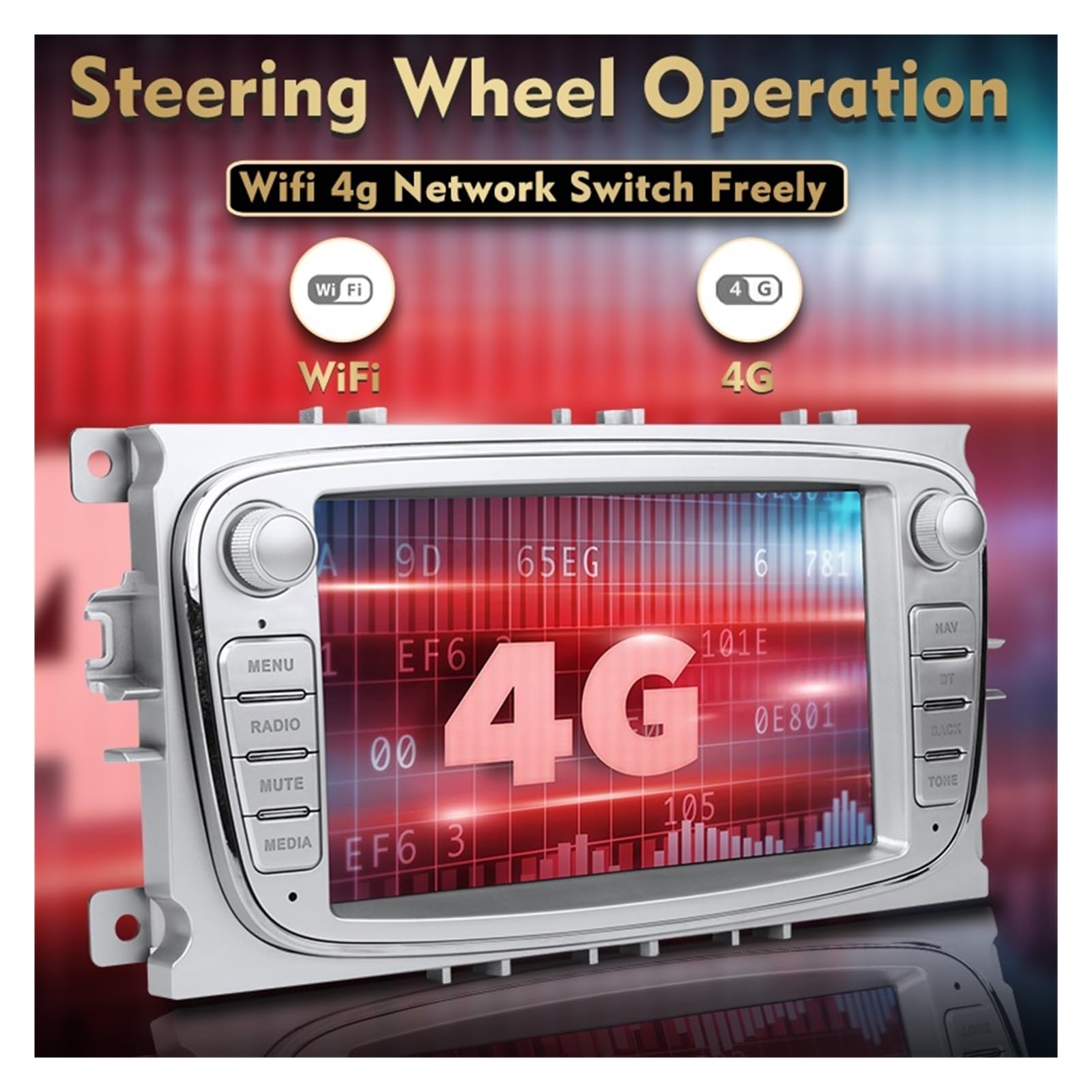 Nawigacja satelitarna Radio Samochodowe Multimedialny Odtwarzacz Wideo Nawigacja GPS(T3L-DVR(Silvery))