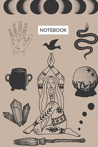 Spell book Notebook | 120 pages 6x9" Ruled | Notebook Wicca Journal Pagan Ancient Wiccan Witchcraft Journal Notebook: Spell Notebook, Magic Spell Notebook