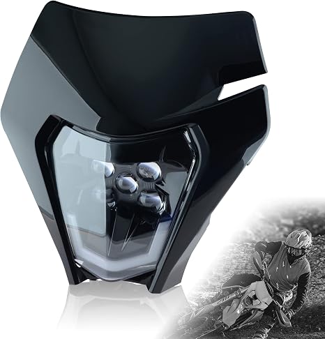 Dirt Bike Headlight Dirtbike LED Headlights Kit Motorcycle Head Lamp