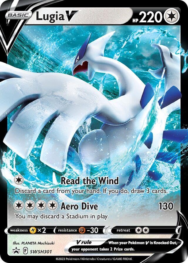 Pokemon V Single Cards Selection  Pikachu, Lugia, Glurak, Nachtara & More  (German, Sword & Shield) Big Pokemon Cards