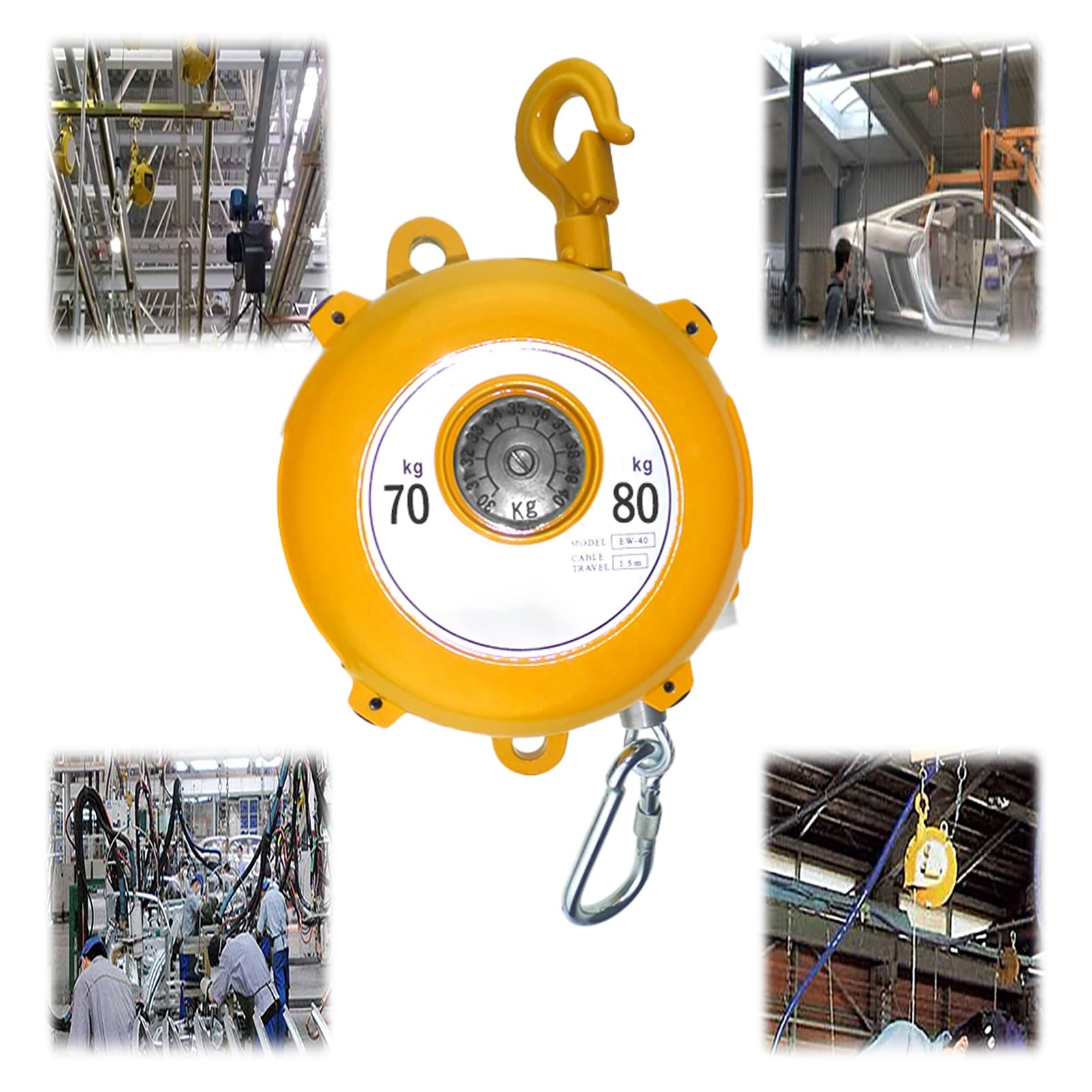Équilibreur à Ressort, Rétractable Tournevis Clé À Suspension Câble En Acier Outil De Mesure Pour Chaîne De Montage Outils Suspendus Chaîne De Montage