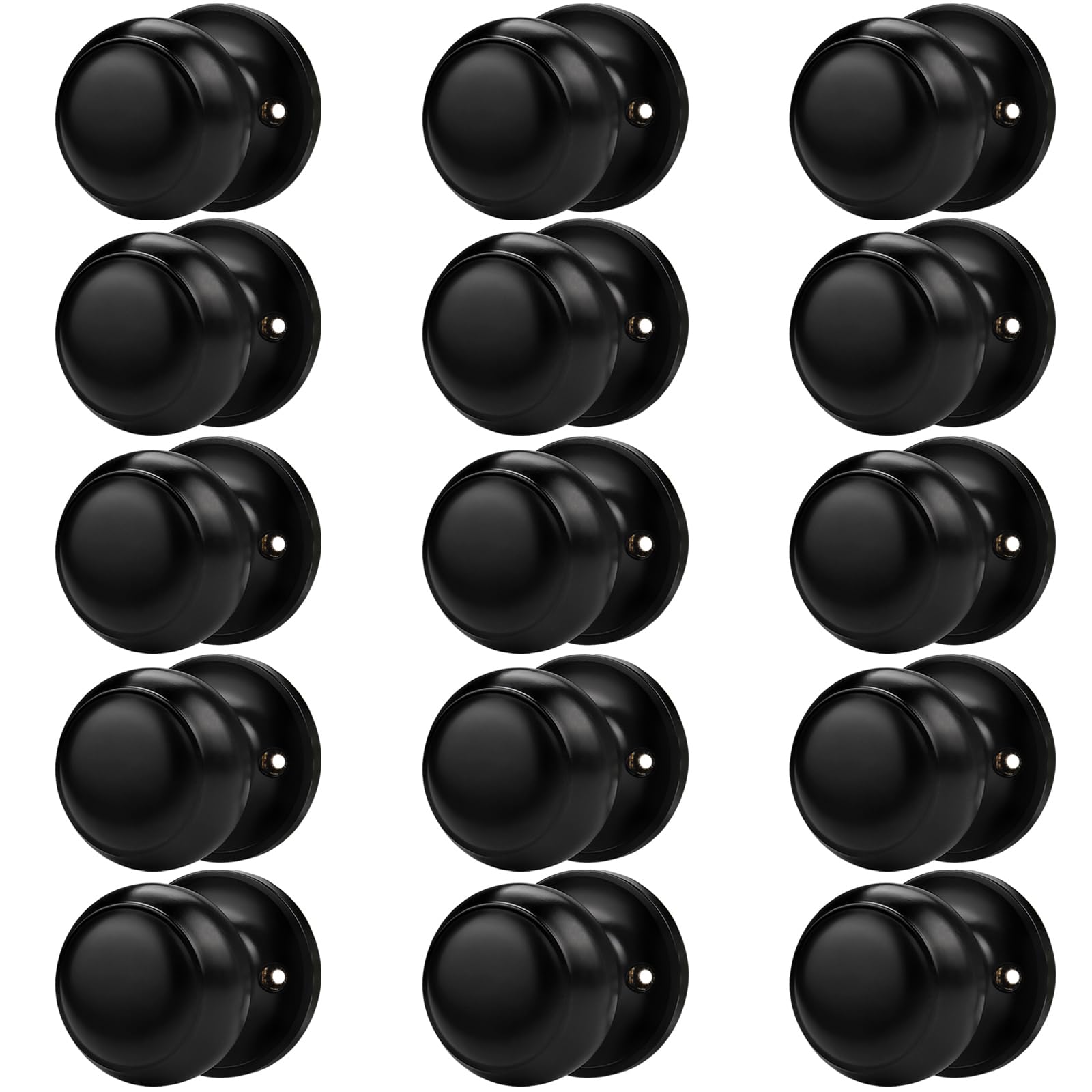 Brushed Nickel Dummy Door Knobs - 2 Pack -13