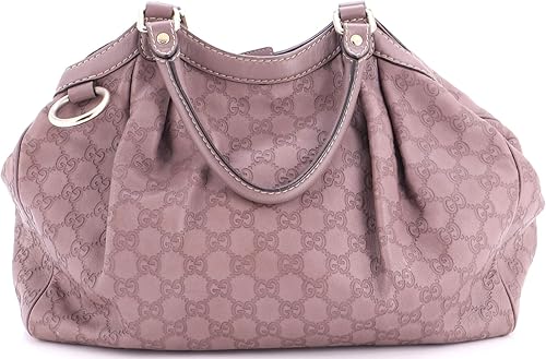 Pre-Loved Sukey Tote Guccissima Leather Medium, Brown