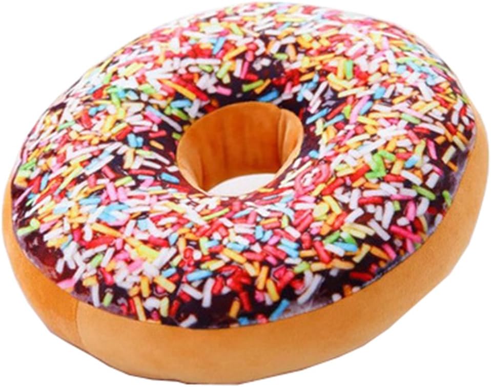 Jecxep Creative Sweet Donut Microbead Plush Pillow (Flower)