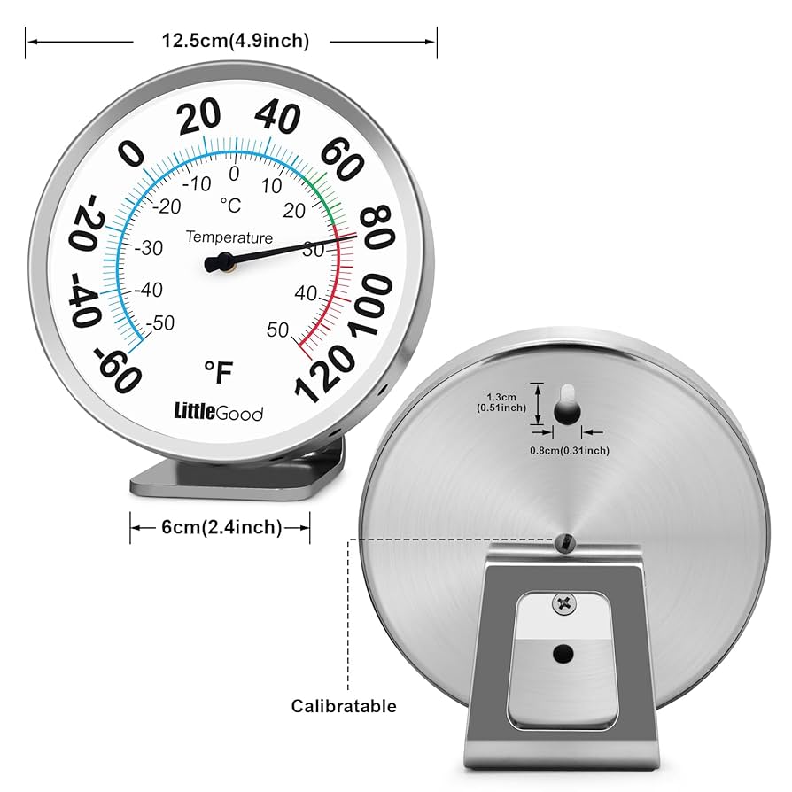 Household Analog Thermometer Hygrometer Temperature Humidity Monitor Meter Gauge