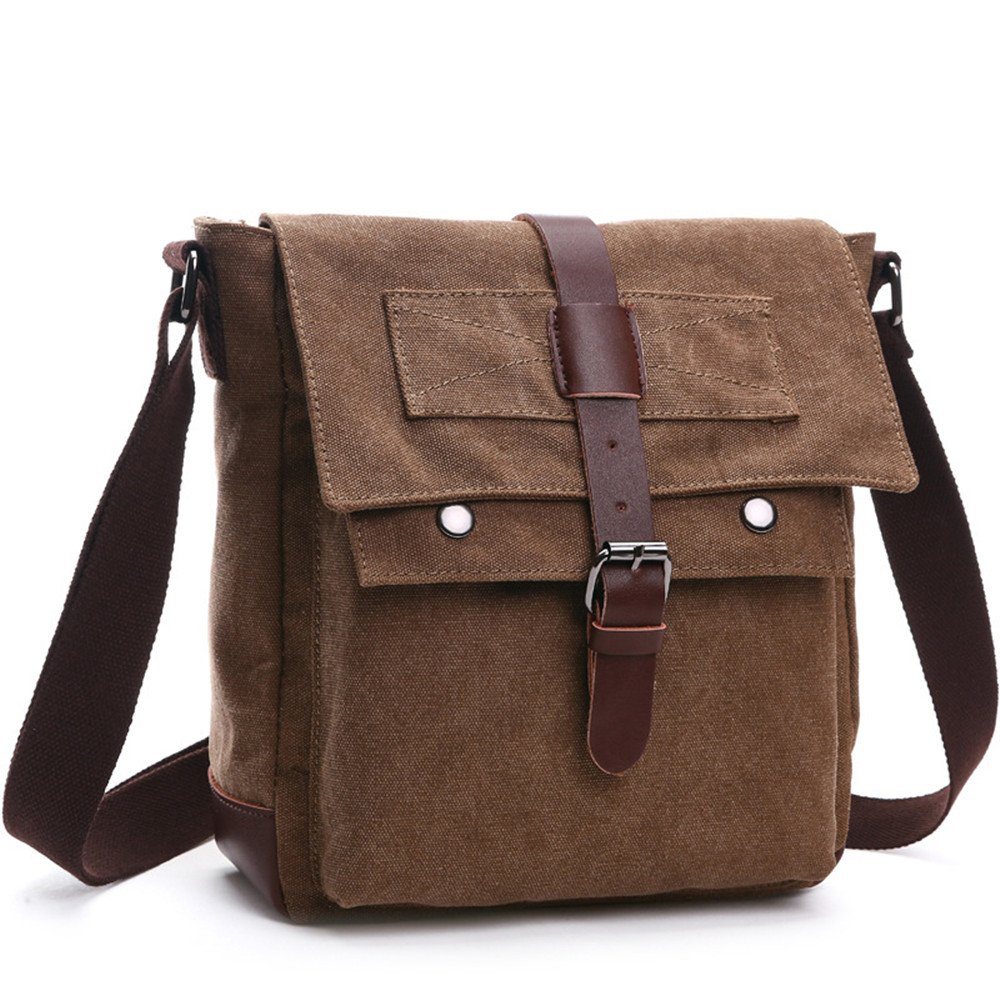 LOSMILE Uomo Tela Borse a spalla Borsa a Tracolla Borsa di Tela Sacchetto del Messaggero Sacchetto di Messenger bag 15 pollici Laptop Borsa.