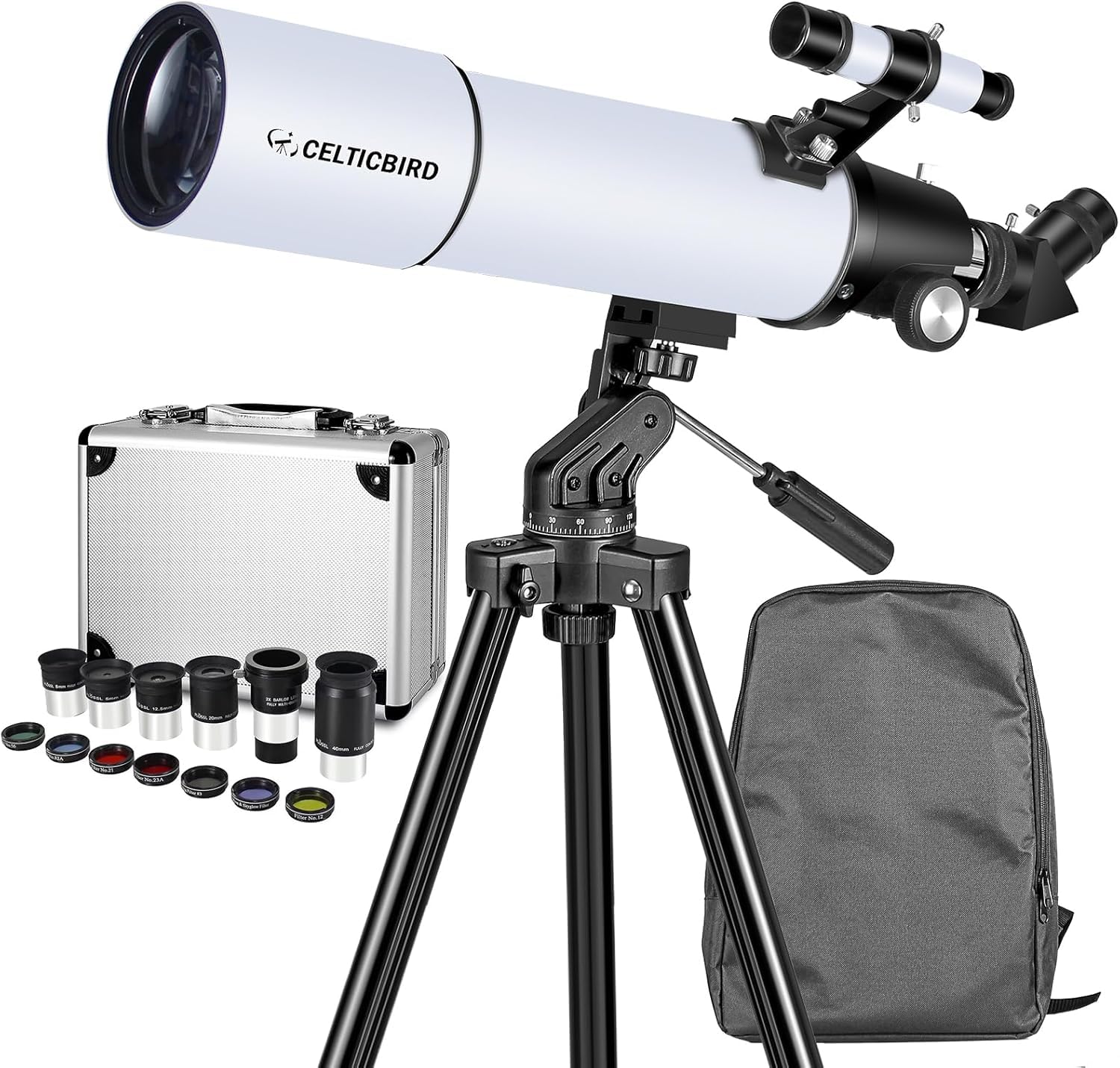 Amazon.com : Celticbird 80x600mm AZ Telescope, Travel Telescopes
