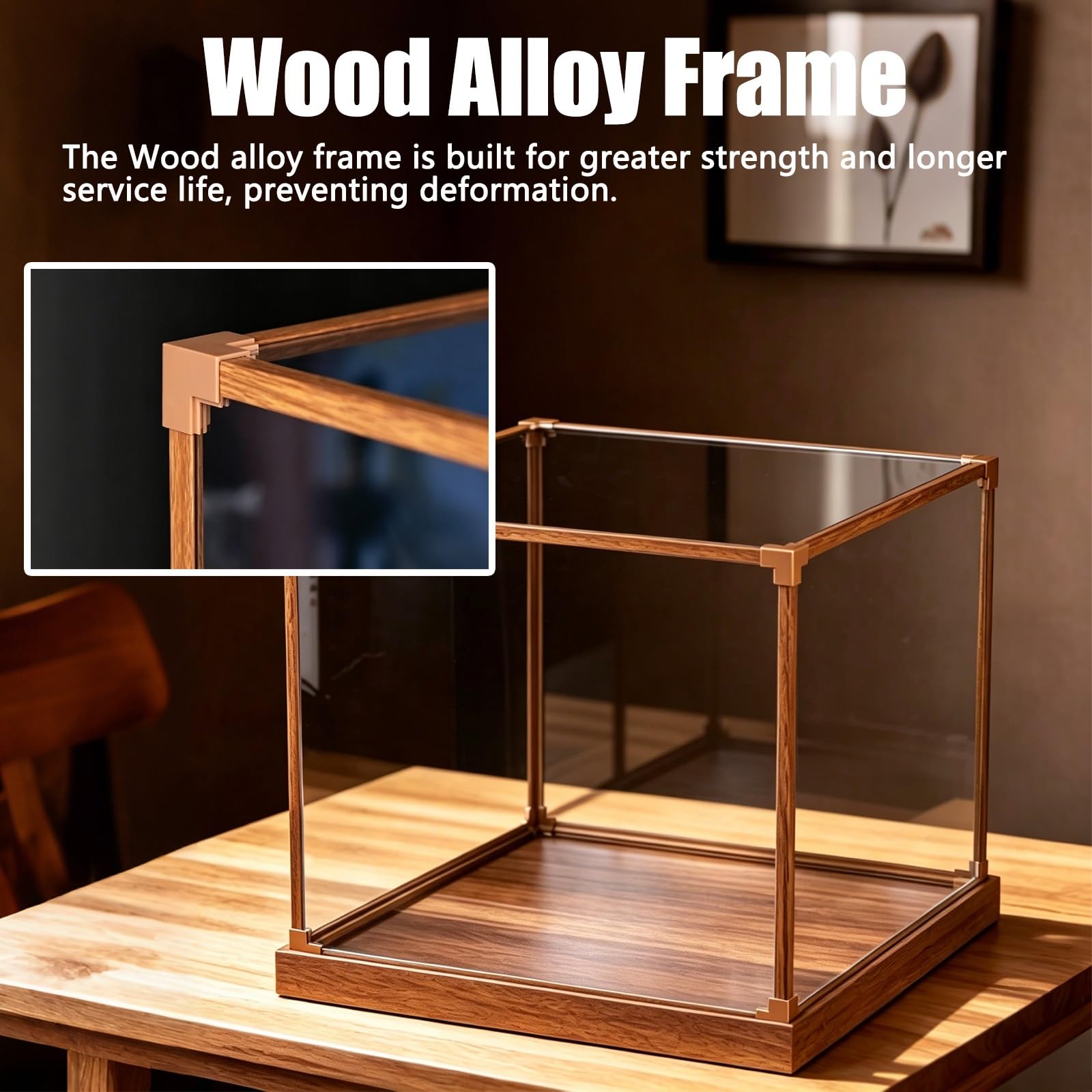 Witryna Akrylowa Clear Acrylic Display Case, Transparent Boxes with Base | 15 20 30 40 50 60 70 80 Cm, Dostępny Rozmiar Niestandardowy, Dla Zabawek Figurki Modele Pamiątki(80x45x45cm/31.5x18x18in)