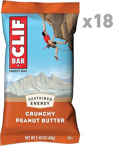 Miniatura 2 de Clif Bar - Barras energéticas, 160679, Mantequilla crujiente de cacahuete, 1