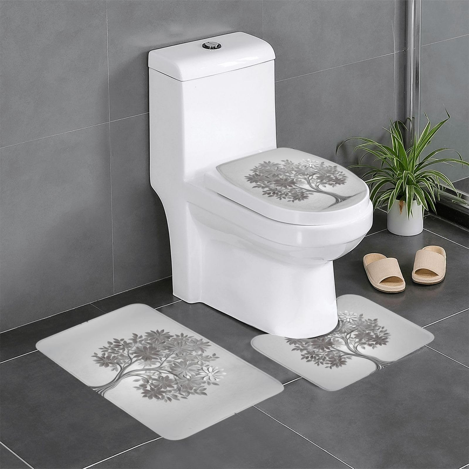 Tapis de salle de bain antidérapants pour éviter les glissades sur sol humide