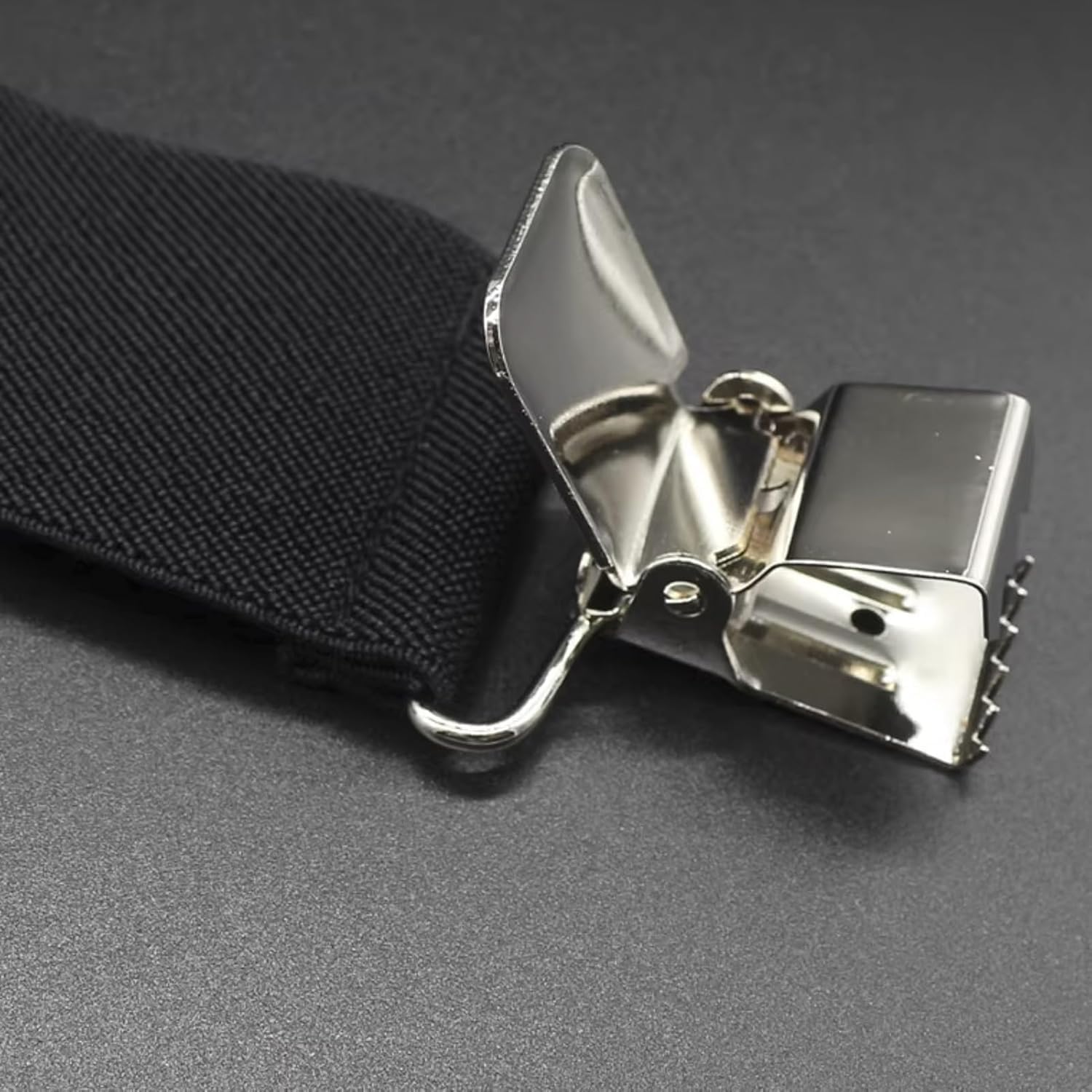 Tirantes, for hombre con hebilla de metal de 4 clips, tirantes ajustables tipo X, diseño elástico