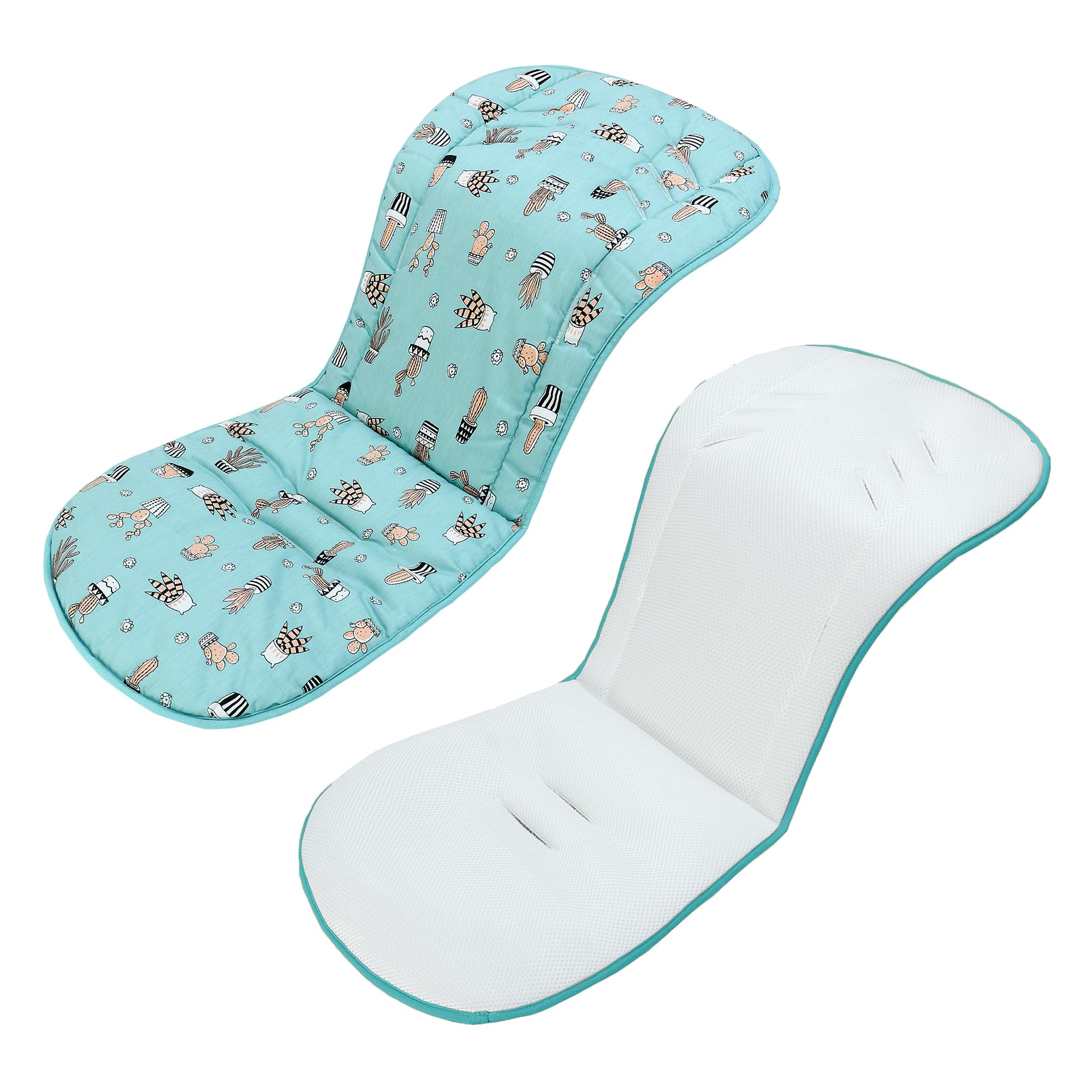Universal Baby Stroller Seat Liners,Reversible Soft and Comfortable Baby Stroller Seat Cushion,Kids Seat Pads for Toddlers & Preschoolers -30 * 13.8''