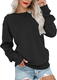 Bingerlily Womens Sweatshirt Pullover Relaxed