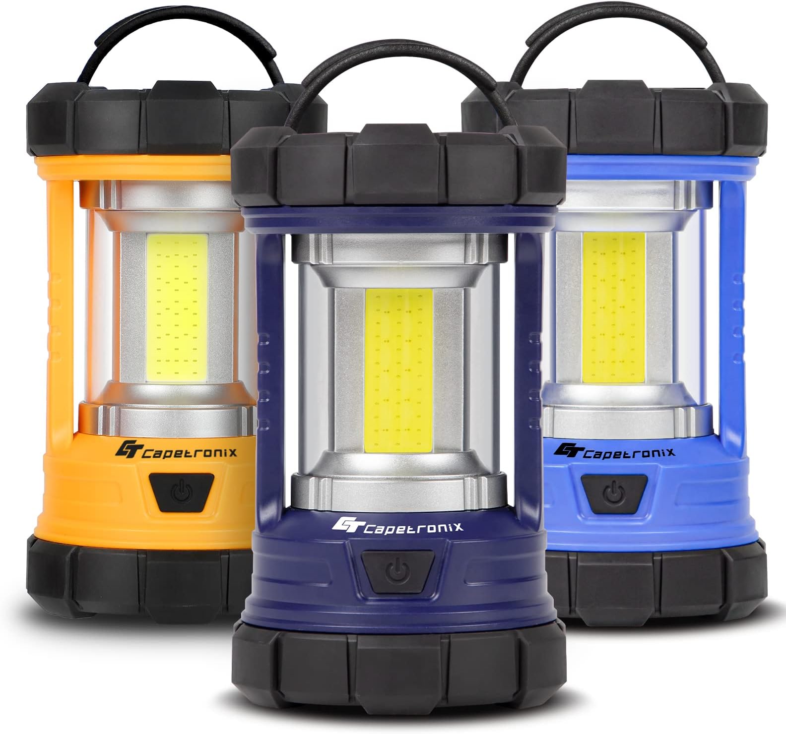 CT CAPETRONIX Rechargeable LED Camping Lantern Ÿ?? 400LM, 5 Modes, Water-Resistant, 2-Pack main image 1