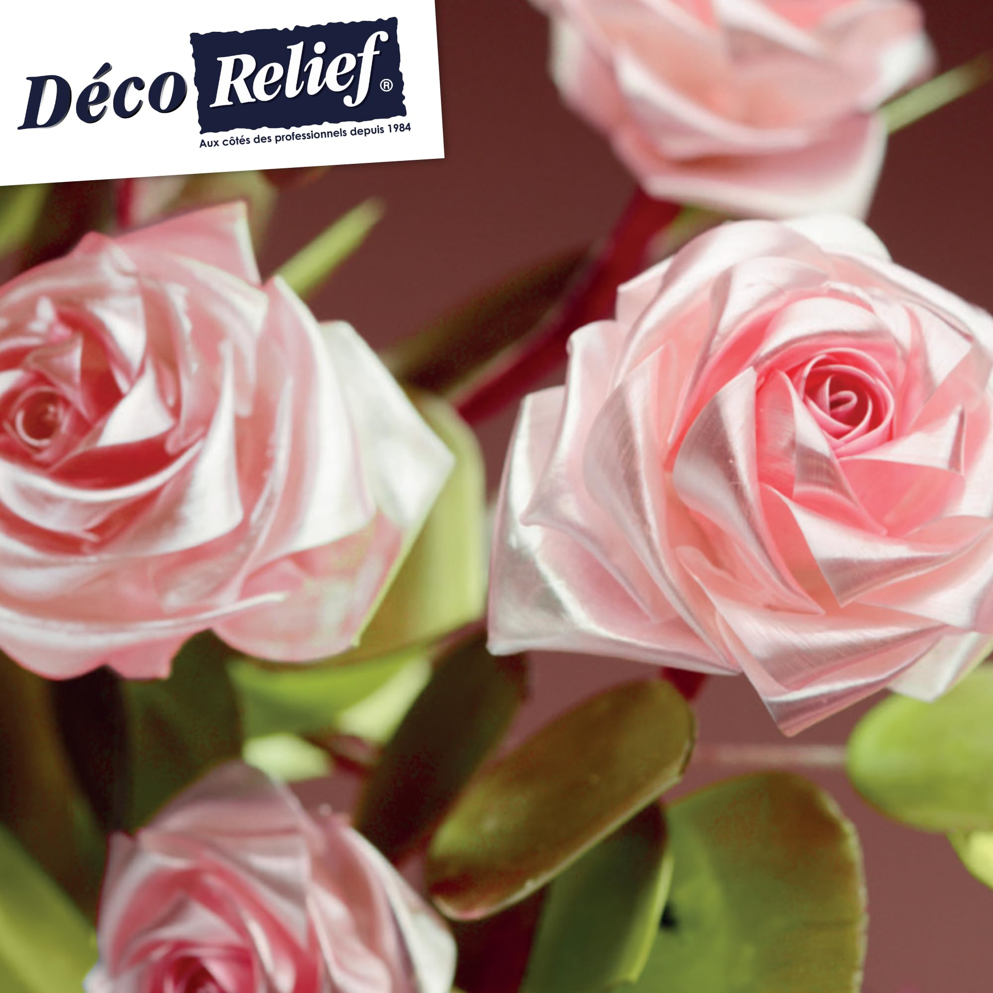 Déco Relief - Spray Vernis Alimentaire 400 ml - Fait Briller & Protège de l’Humidité - Pour Chocolats, Pièces en Sucre, Pâte d’Amandes, Nougatine, Tartes - Laque Alimentaire - D01.2.