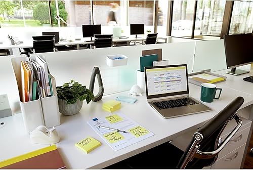 Miniatura 7 de 3M 654CYP24VA Post-it Notes - Paquete económico de 3 x 3, colores amarillo/Ciudad del Cabo, 24 unidades