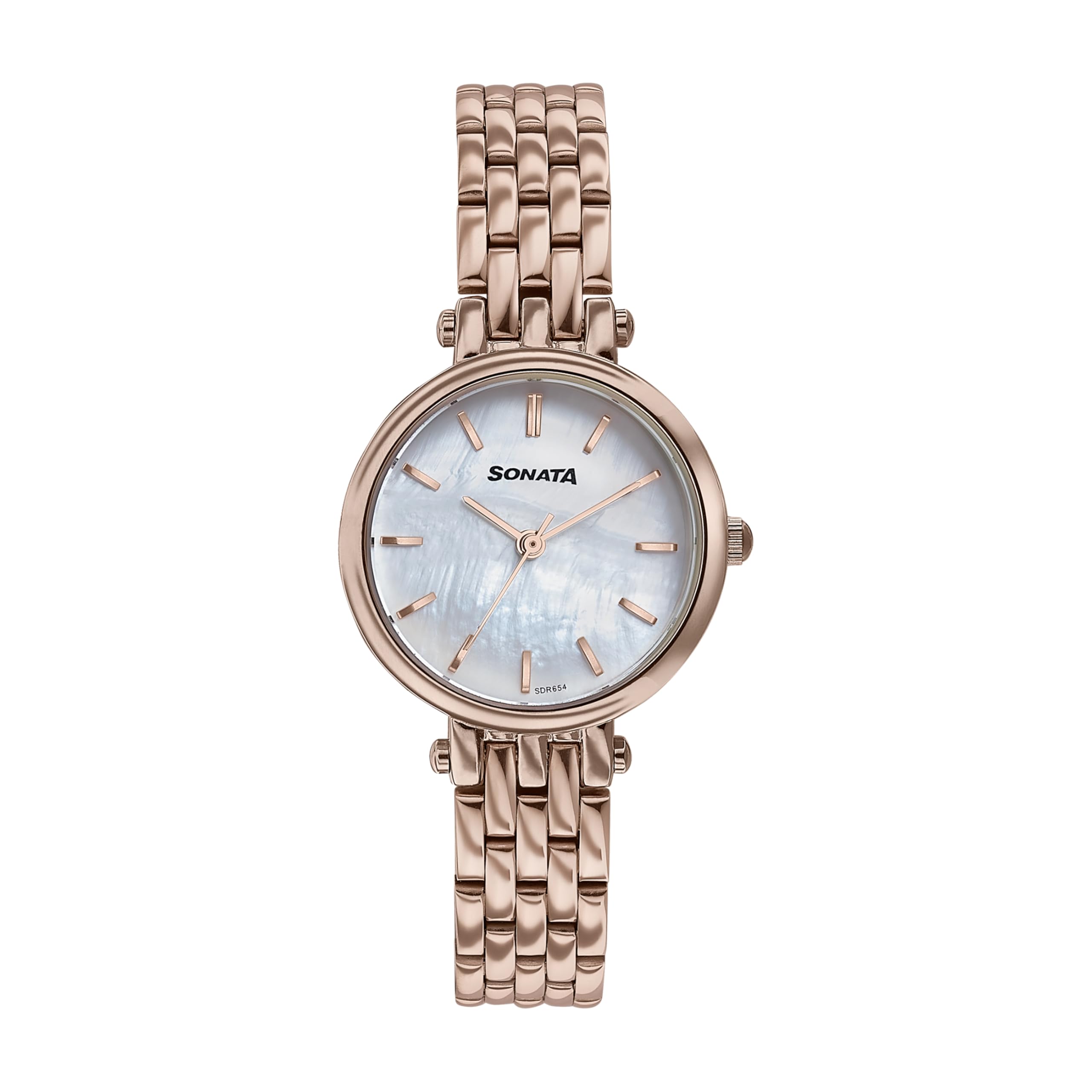 Wedding Edit Quartz Analog Off White Dial Stainless Steel Strap Watch for Women-image-39