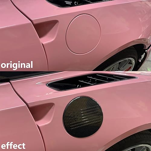 Miniatura 3 de Para C7 Corvette Fibra de Carbono Depósito de Combustible Cubierta de Puerta Accesorios para Chevrolet Corvette C7 2014-2019