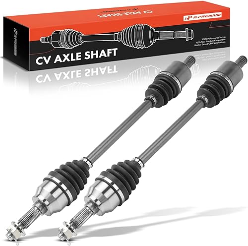 A-Premium Par (2) Conjunto de eje delantero CV compatible con John Deere Gator RSX 850i/860E/860i/860M, Gator XUV 550/560/560E/590E/590i/590M,