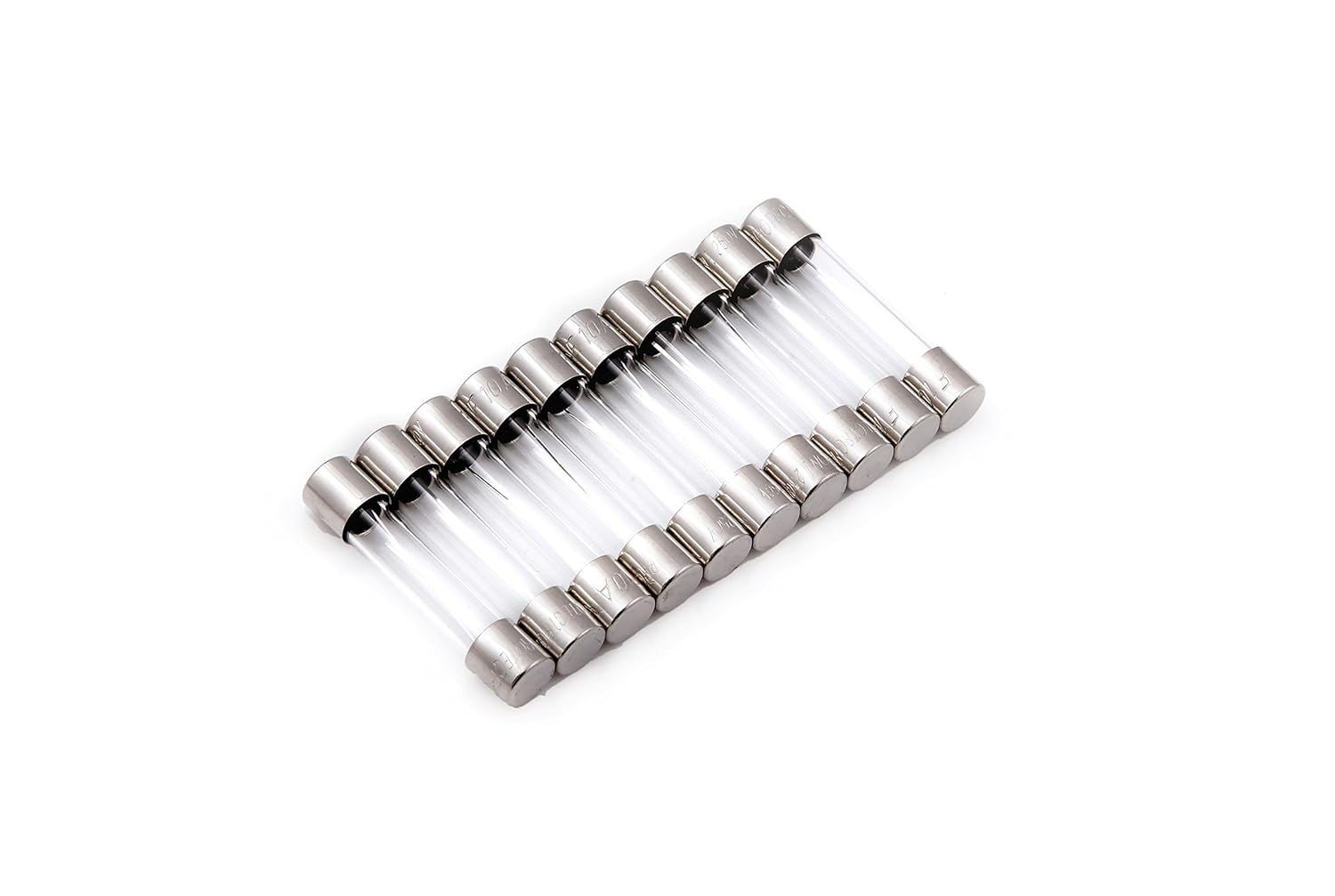 PROTECTRON 6.35X32mm GLASS FUSE/INVERTER FUSE 8A (Pack of 10