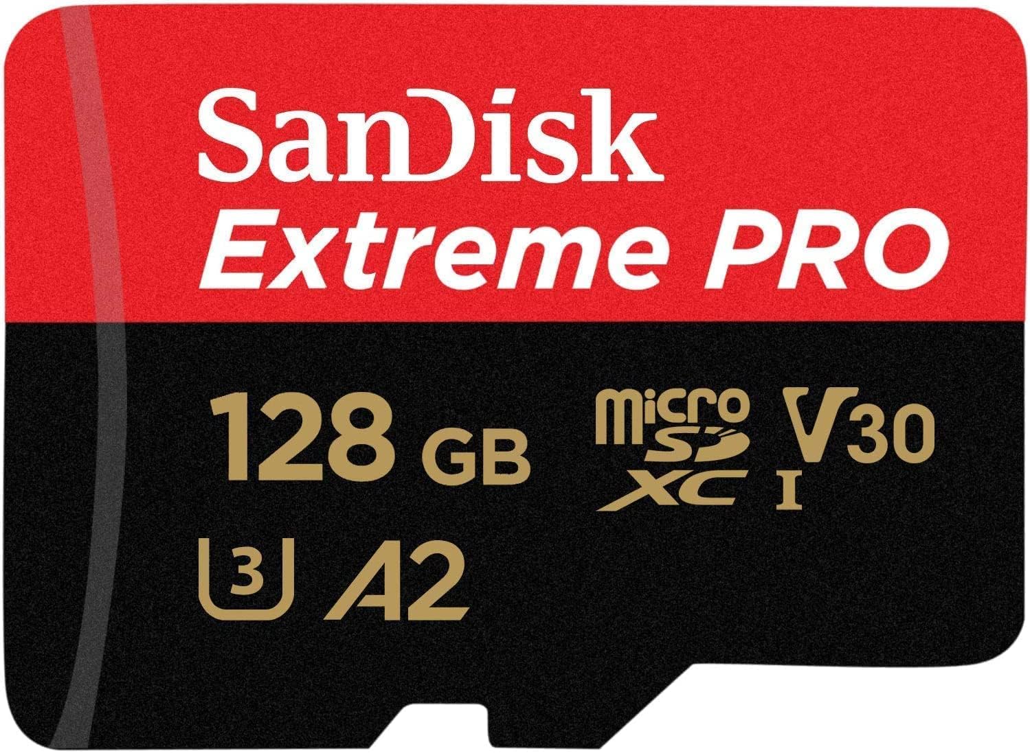 microSDXC 128GB SanDisk SDSQXCD-128G-GN6MA Extreme PRO R: 200MB/s W: 90MB/s UHS-I U3 V30 4K Ultra HD A2 Compatible with SD Adapter Included