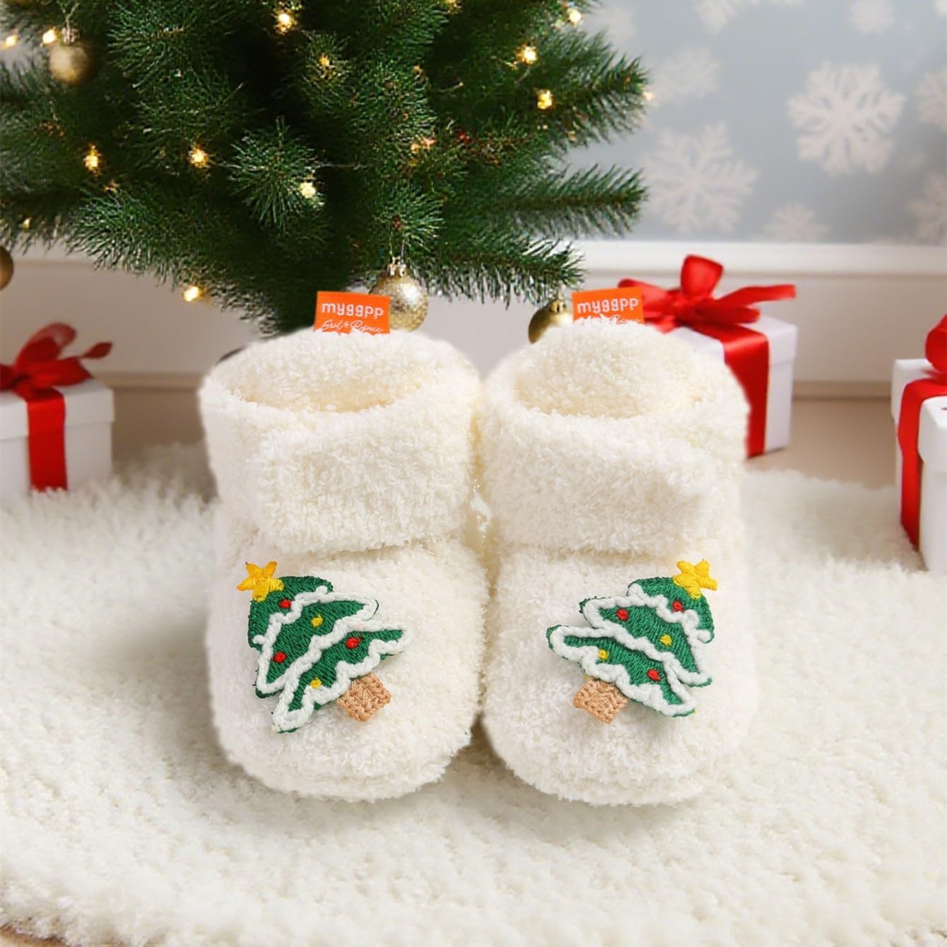 Baby Booties Infant Newborn Boys Girls Slippers Warm Crib Sock Shoes Indoor First Walkers Prewalker