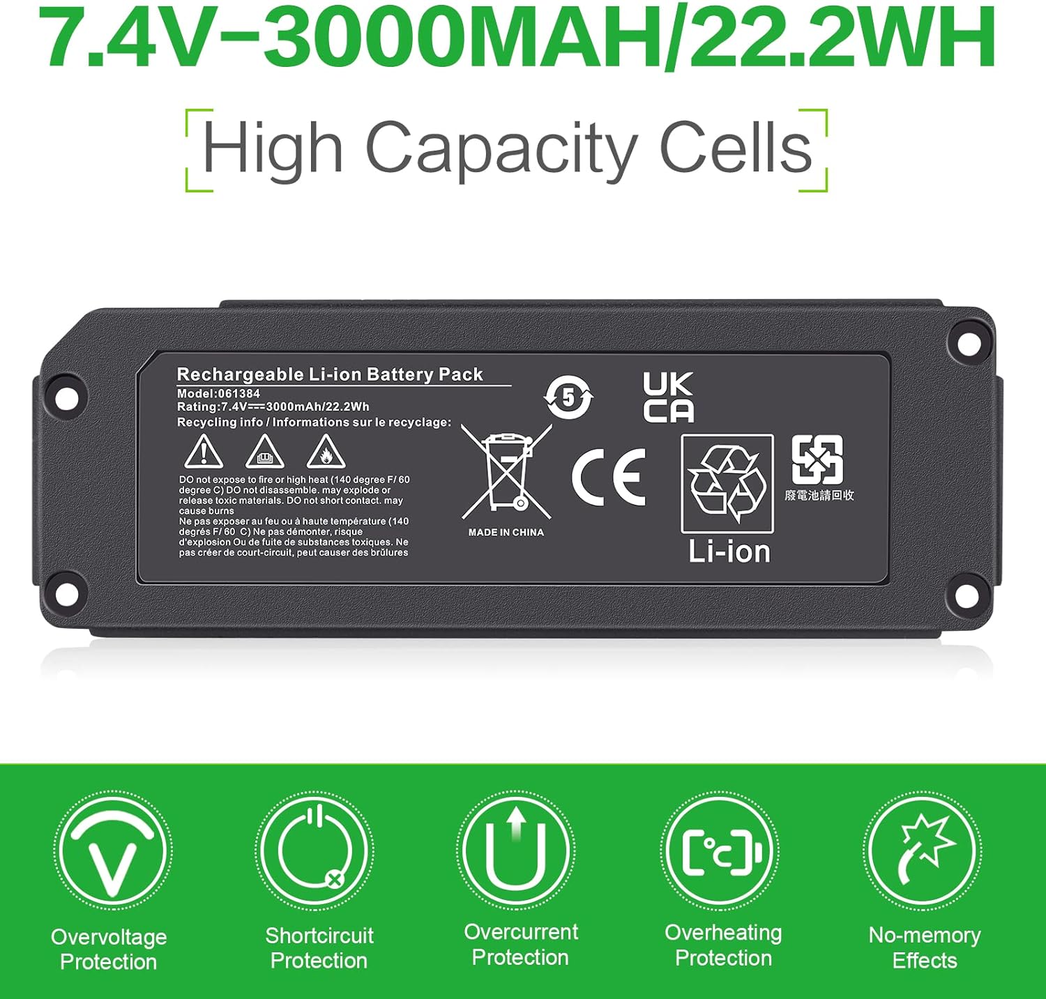 Fancy Buying 7.4V 22.2Wh 061385 Battery for Bose Soundlink Mini I one Gen 1 Speaker US Version bateria para 413295 61385 61384 61386 63287 061384 061386 063287 - Image 3