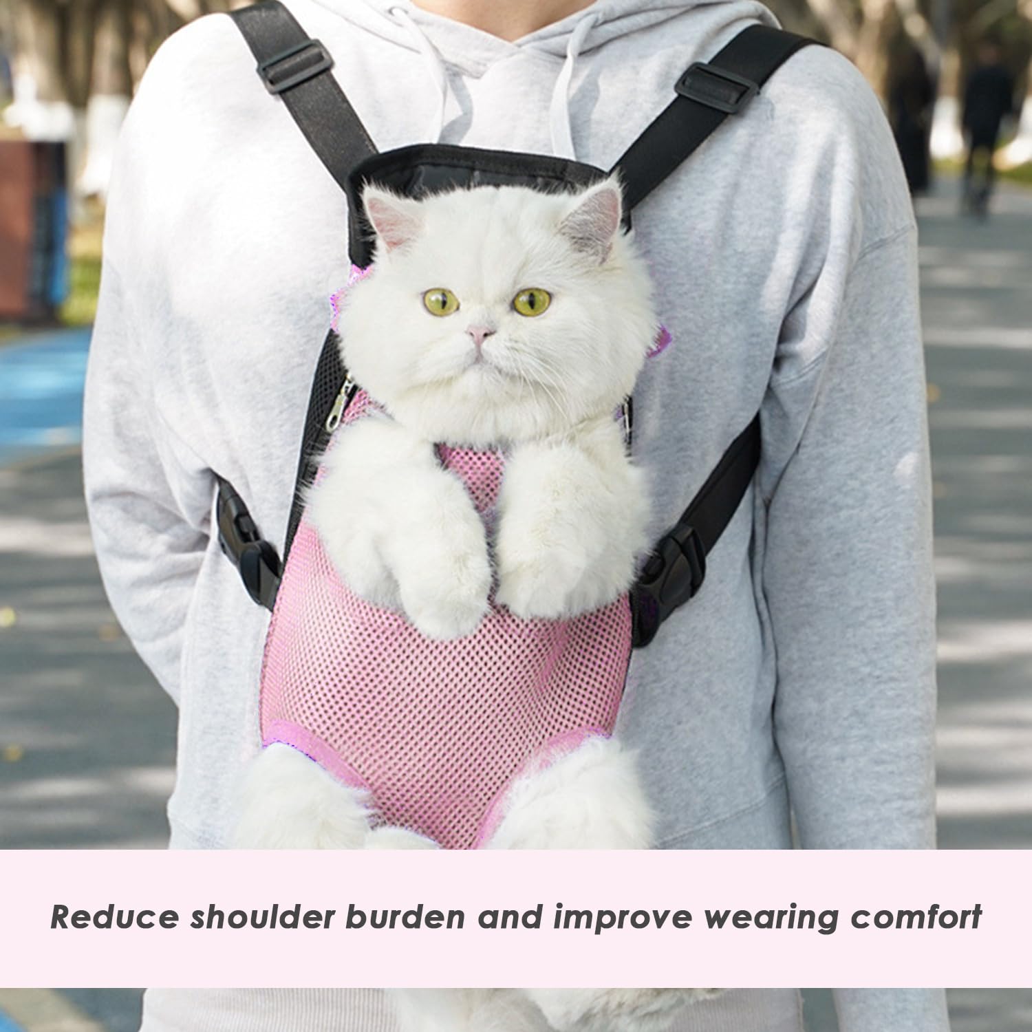 Sac À Dos pour Animaux De Compagnie 1 Pièce, Sac À Dos Portable pour Animaux De Compagnie, Sac À Dos Réglable pour Animaux De Compagnie, Fournitures pour Animaux De Compagnie
