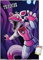Vista 12 de Trends International Five Nights at Freddy's: Sister Location - Póster de pared Funtime Foxy, 22.375 x 34 pulgadas, versión sin marco