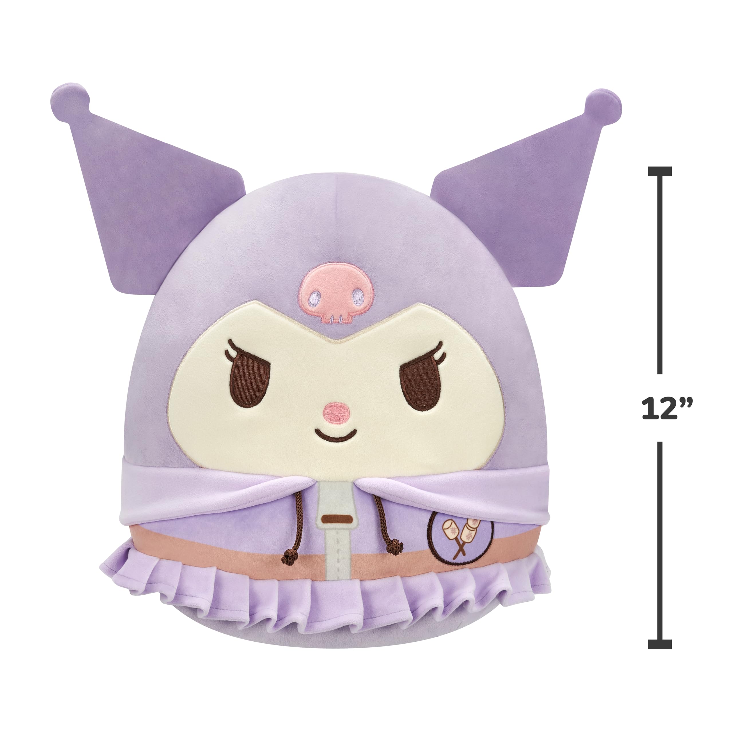 Amazon.com: Squishmallows Original Sanrio 12in Cute Camping Kuromi