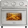 Horno tostador y freidora de aire Midea Neo, 12.7 cuartos, acero inoxidable | con funciones de freír al aire, tostar, pizza, asar, hornear y recalentar 1