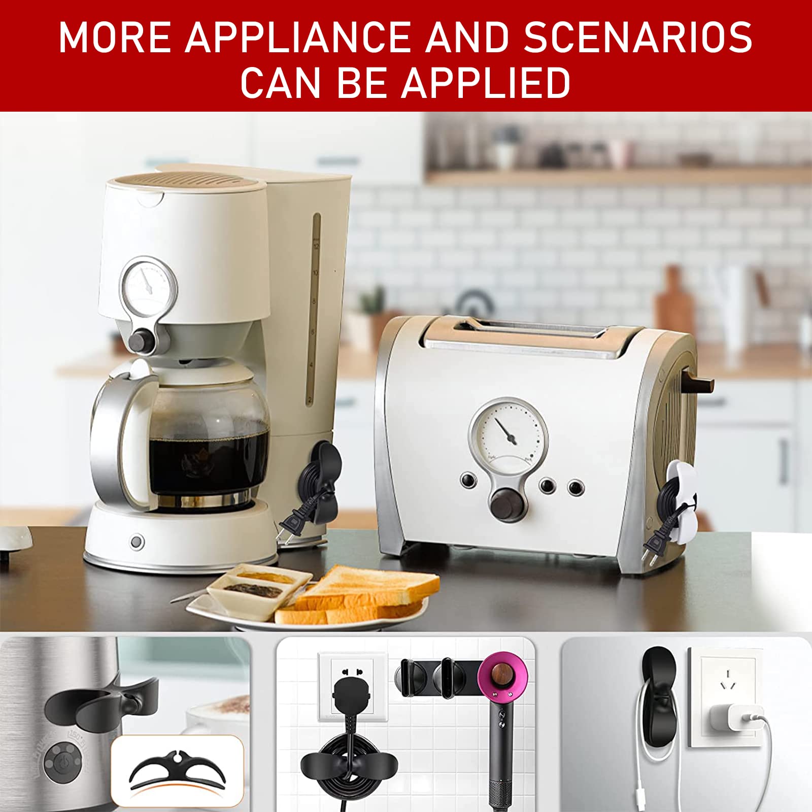 Lannvan Boîte Cache Câble - Kit Boîtes Rangement Câbles - Cache Multiprise - Boite Rangement