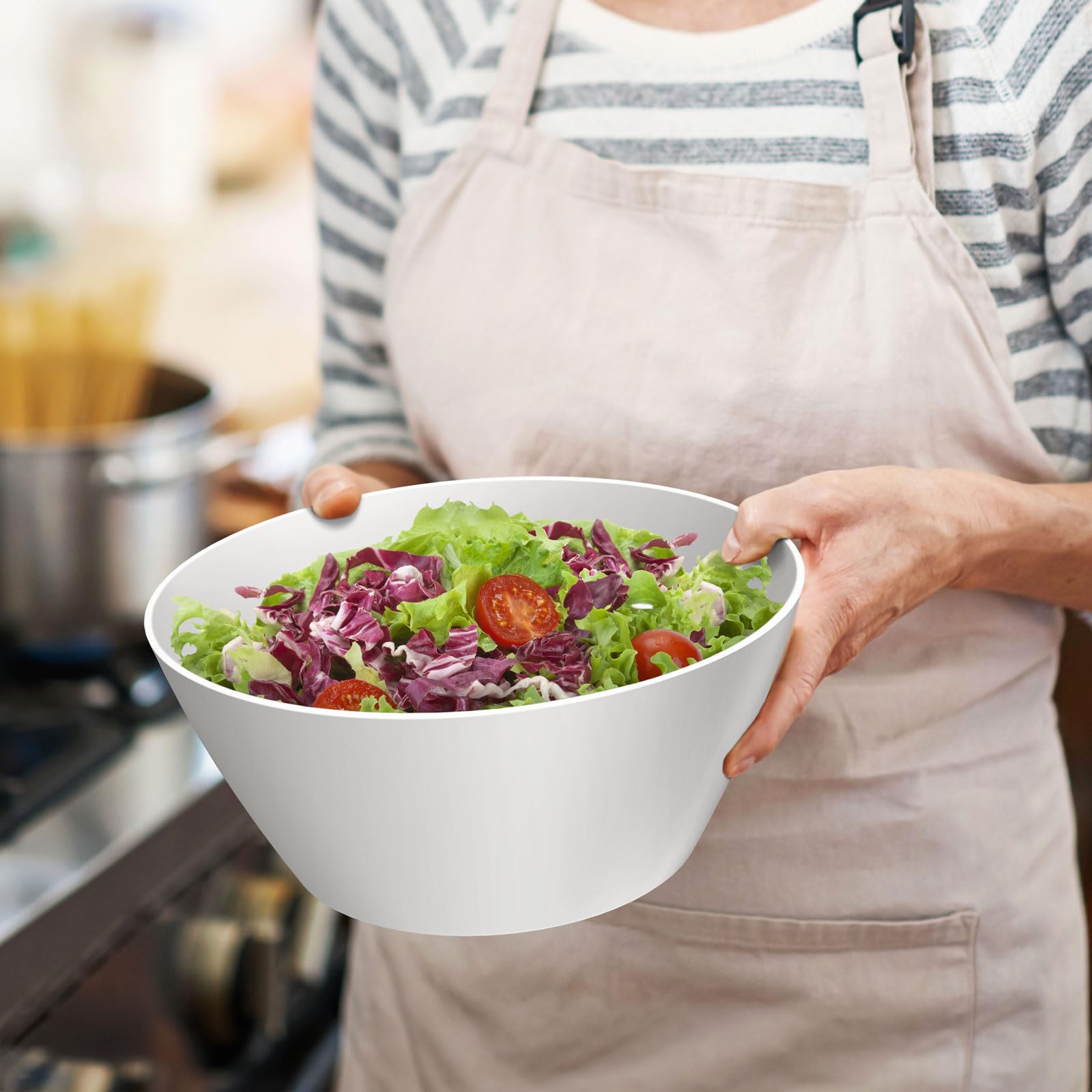 Amazon.co.jp: VnkloMes サラダボウル Lサイズ サービングボウル 110