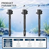 Gardray Aquarium Internal Filter with UVC Steriliser & Timer, 5-in-1 Filter Pump for 60L Fish Tank, 6W Lamp Anti Algae U-V Clarifier for Freshwater & Saltwater Fish - 8