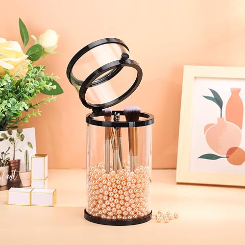 Miniatura 5 de 1300 perlas para soporte para brochas de maquillaje, cuentas redondas de 0.31 pulgadas para almacenamiento de lápices cosméticos, relleno de jarrón