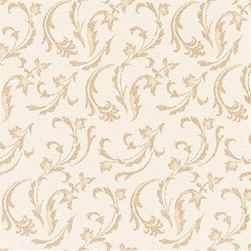 Papstar #84995 Royal Collection Napkins, 1/4 fold, 40 x 40 cm, Champagne, Pack of 50
